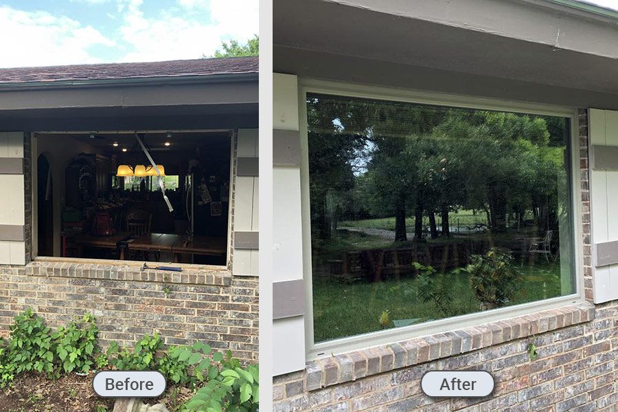 Window replacement before and after