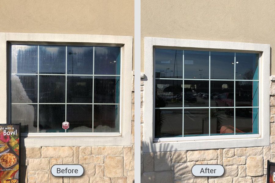 Foggy window replacement by Weatherford Glass